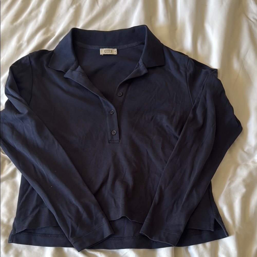 AYR Charcoal Long Sleeve Top
